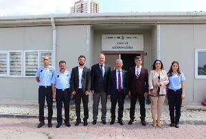 İLÇE BAŞKANIMIZLA EMNİYET MÜDÜRLÜĞÜ VE ZABITA MÜDÜRLÜĞÜNE ZİYARET