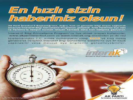 AK PARTİ İNTERAK BİLGİ GÜNCELLEME SİSTEMİ